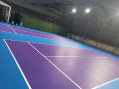 南京军区文体中心硅pu网球场